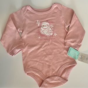 Lullaby Lane owl long sleeve bodysuit